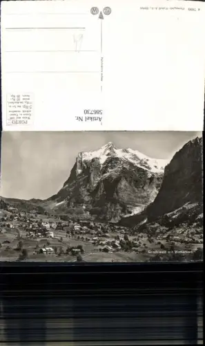 586730,Grindelwald m. Wetterhorn Switzerland