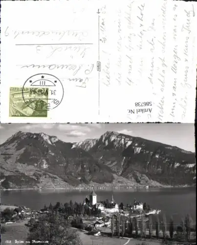 586738,Foto Ak Spiez a. Thunersee Switzerland
