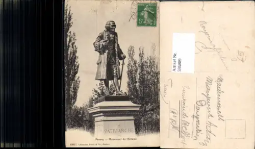 586889,Ferney-Voltaire Ferney Monument de Voltaire Statue France