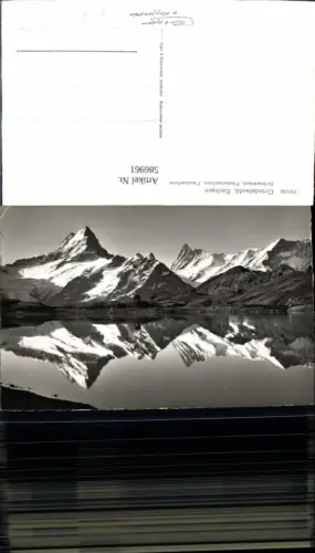 586961,Foto Ak Grindelwald Bachsee Schreckhorn u. Finsteraarhorn Switzerland