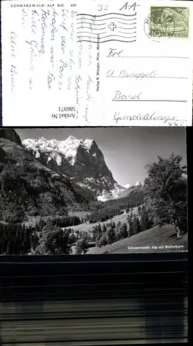 586971,Foto Ak Schwarzwaldalp Meiringen Switzerland