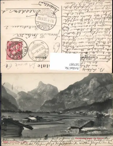587097,Kandersteg geg. d. Gemmi Switzerland