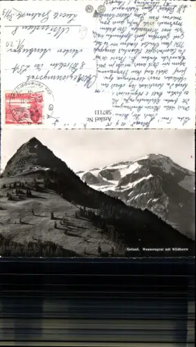 587111,Foto Ak Gstaad Saanen Wasserngrat m. Wildhorn Switzerland