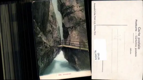 587165,Aareschlucht Meiringen Switzerland