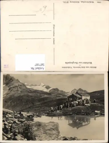 587187,Foto Ak Wallfahrt Bergkapelle b. Interlaken Switzerland