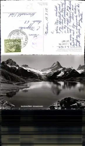 587487,Foto Ak Bachalpsee b. Grindelwald Wetterhorn Berglistock Switzerland