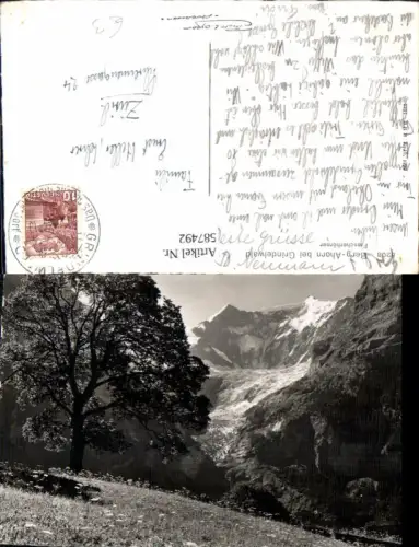 587492,Foto Ak Berg-Ahorn b. Grindelwald Fiescherhörner Switzerland
