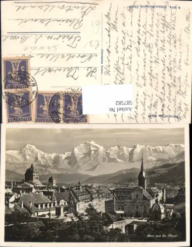 587582,Bern Berne u. d. Alpen Switzerland