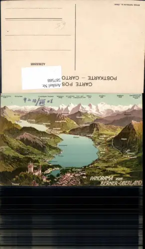 587588,Panorama v. Berner Oberland Thun Bern Switzerland