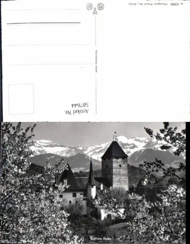 587644,Foto Ak Schloss Spiez Switzerland