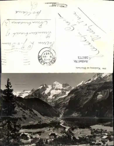 591773,Foto Ak Kandersteg m. Blümlisalp Switzerland
