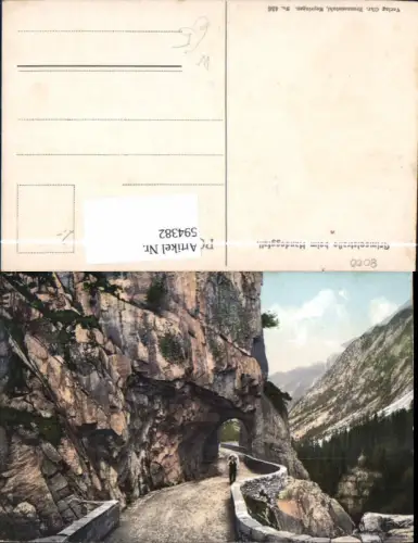 594382,Guttannen Grimselstraße b. Handeggfall Handeckfall