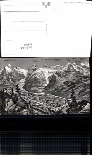 618961,Grindelwald m. Gipfelkarte