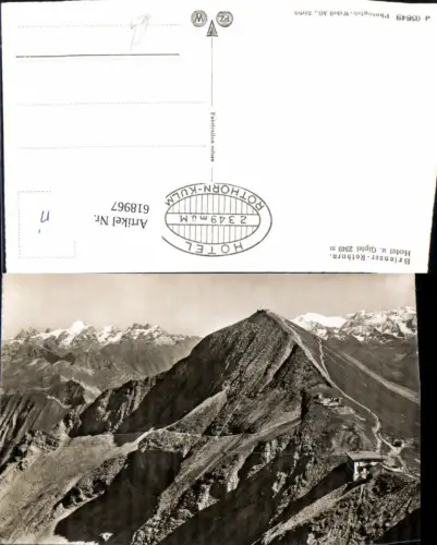 618967,Foto Ak Brienz Brienzer-Rothorn Hotel u. Gipfel