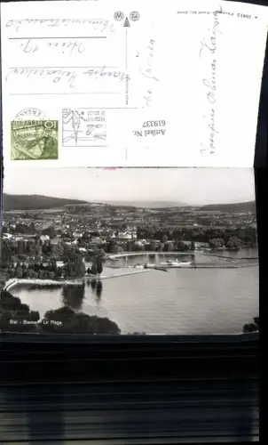 619337,Foto Ak Biel Bienne La Plage