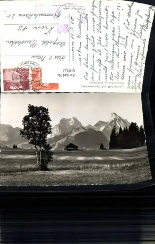 619341,Foto Ak Landschaft auf Saanenmöser Gummfluh u. Rüblihorn Saanen