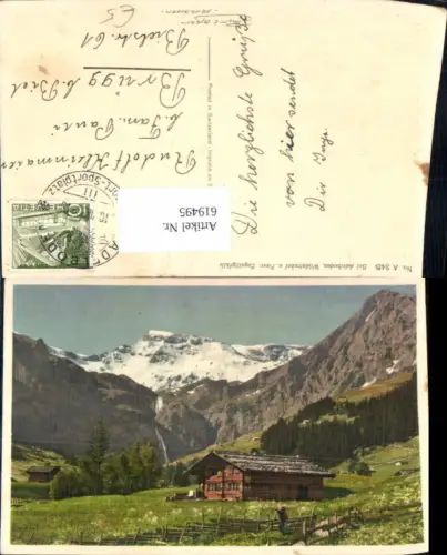 619495,Bei Adelboden Wildstrubel u. Fizer Engastligfälle Wasserfall