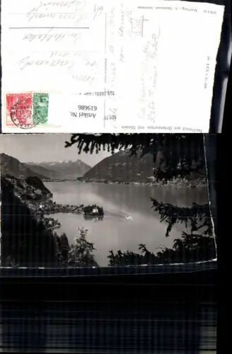 619686,Foto Ak Iseltwald a. Brienzersee m. Niesen