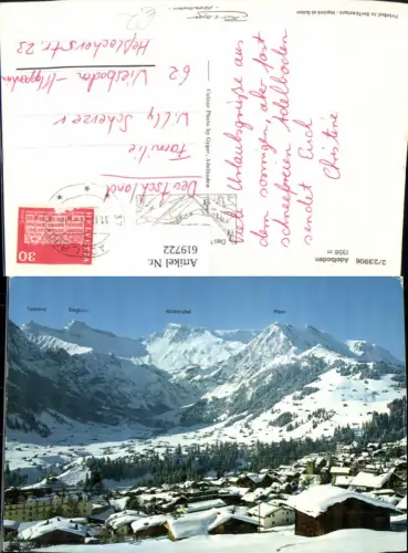 619722,Adelboden Winteransicht