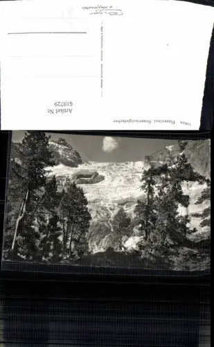619729,Foto Ak Rosenlaui Rosenlauigletscher Gletscher b. Meiringen