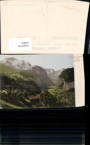 619821,Lauterbrunnen u. d. Jungfrau pub H. Guggenheim 13404