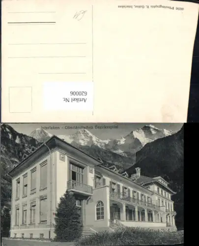 620006,Interlaken Oberländisches Bezirksspital
