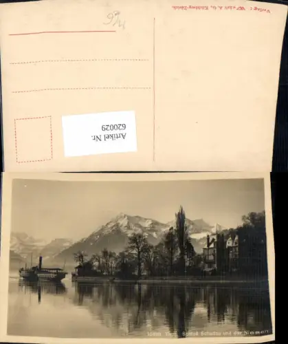 620029,Thun Schloss Schadau u. d. Niesen