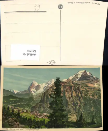 620207,Mürren u. d. Jungfraugruppe