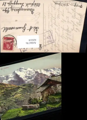 620218,Sennhütte u. Jungfrau b. Grindelwald