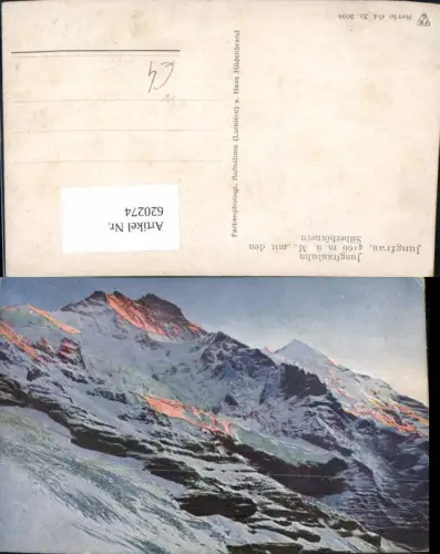 620274,Jungfrau Jungfraubahn m. d. Silberhörnern Lauterbrunnen Grindelwald