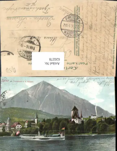 620278,Spiez a. Thunersee u. d. Niesen