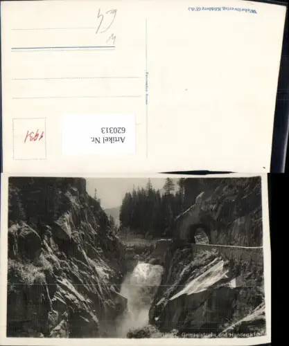 620313,Grimselstraße u. Handeckfall Guttannen