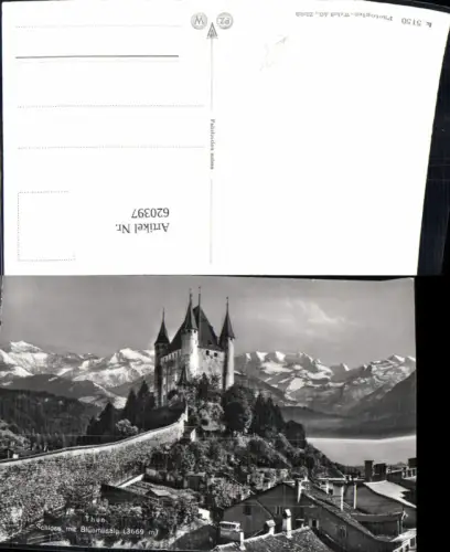 620397,Thun Schloss m. Blüemlisalp
