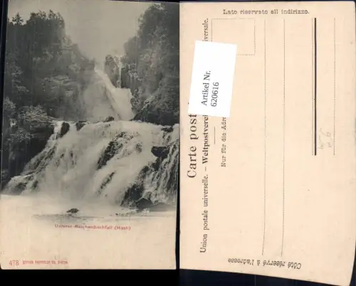 620616,Unterer Reichenbachfall Hasli Wasserfall Meiringen