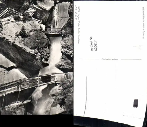 620617,Foto Ak Lauterbrunnen Trümmelbach untere Galerie