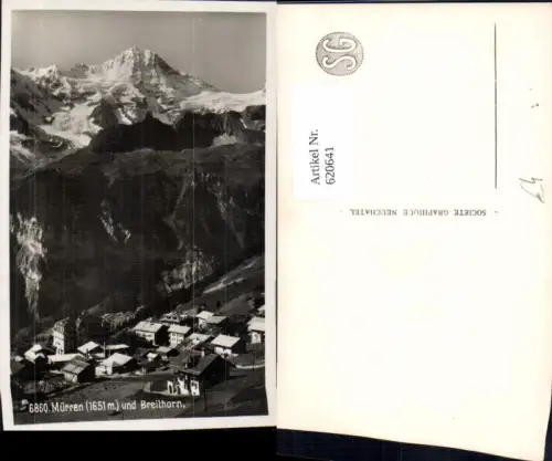 620641,Foto Ak Mürren u. Breithorn