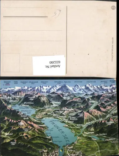 655200,Lagekarte Thunersee Brienzersee Thun