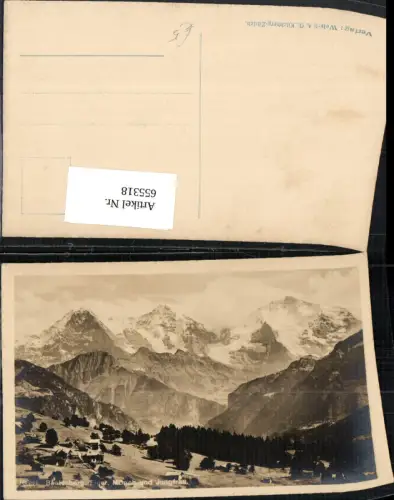 655318,Beatenberg Eiger Mönch u. Jungfrau