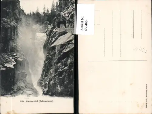 655466,Handeckfall Guttannen Grimselroute Wasserfall