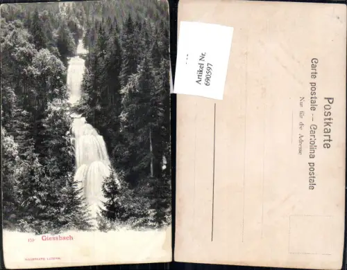 690597 Giessbach Wasserfall bei Brienz Berner Oberland