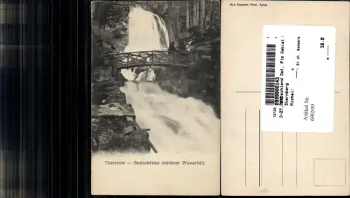 690599 Thunersee Thun Beatushöhlen Wasserfall Brücke Bern pub Robert Kummer Spiez