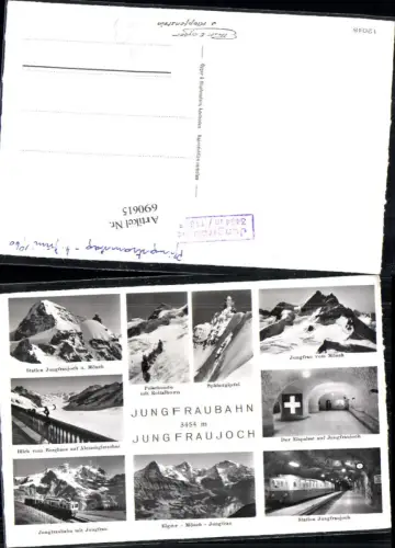 690615 Jungfraubahn Jungfraujoch Mönch Eiger Interlaken Jungfraubahn Bergbahn