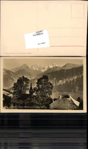 690716 Beatenberg Eiger Mönch Jungfrau Thunersee Bern