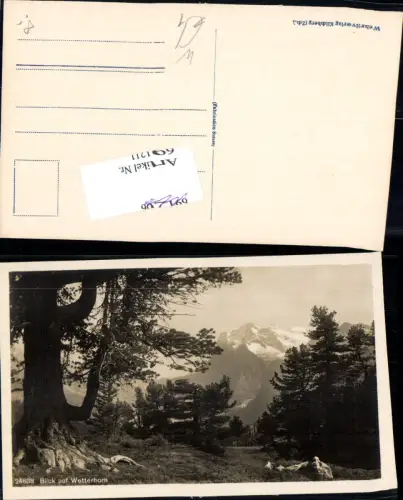 691211 Wetterhorn Innertkirchen Bern Berner Oberland