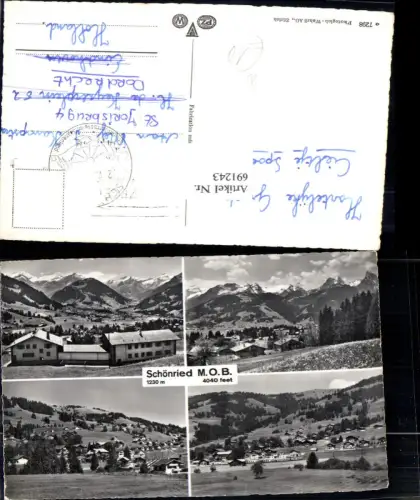 691243 Schönried Saanen Saanenland Gstaad Zweisimmen Bern