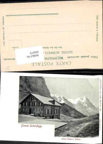 692972 Große Scheidegg Grindelwald Lauterbrunnen Hotel Eiger Mönch