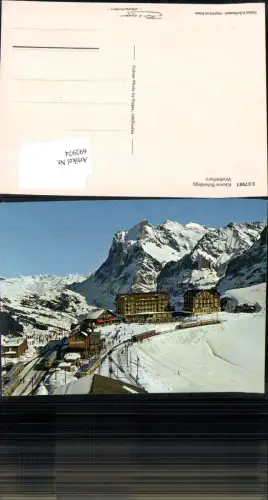 692974 Kleine Scheidegg Grindelwald Lauterbrunnen Jungfraubahn Zug Lokomotive Bergbahn