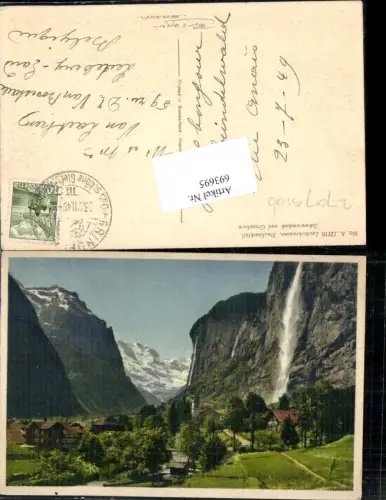 693695 tolle AK Lauterbrunnen Staubbach Kt. Bern