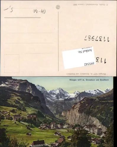 695542 Wengen Grosshorn Breithorn Bern pub Goetz 5680