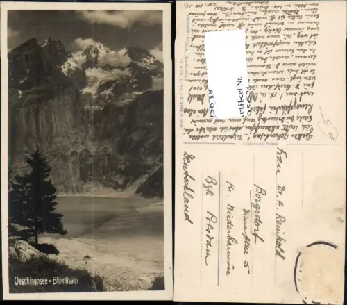 695624 Oeschinensee Blümlisalp Kandersteg Berner Oberland Bern